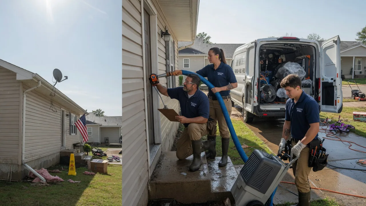 Ceiling Water Damage Restoration in Chalfont, PA near me